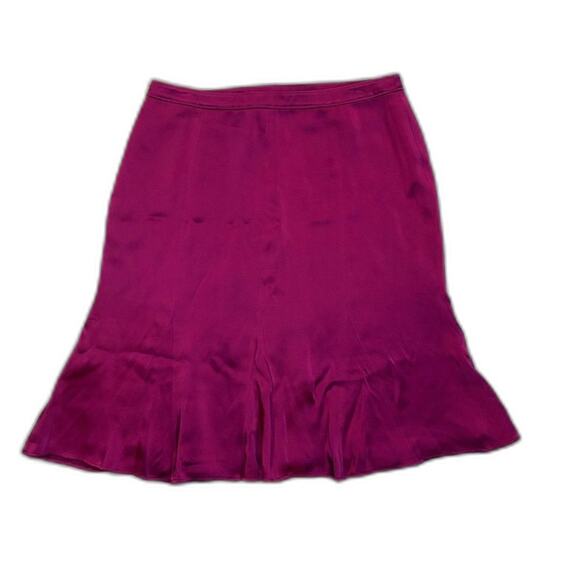 NWT Ann Taylor Mauve Silky Mermaid Skirt Size 10 - Picture 2 of 4